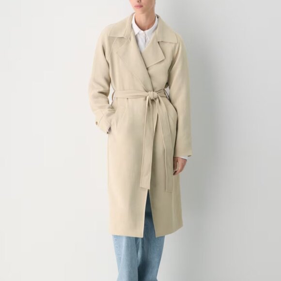 NWT Aritzia The Splendor Trench Coat - Crepette Marcona Beige M - Picture 1 of 12